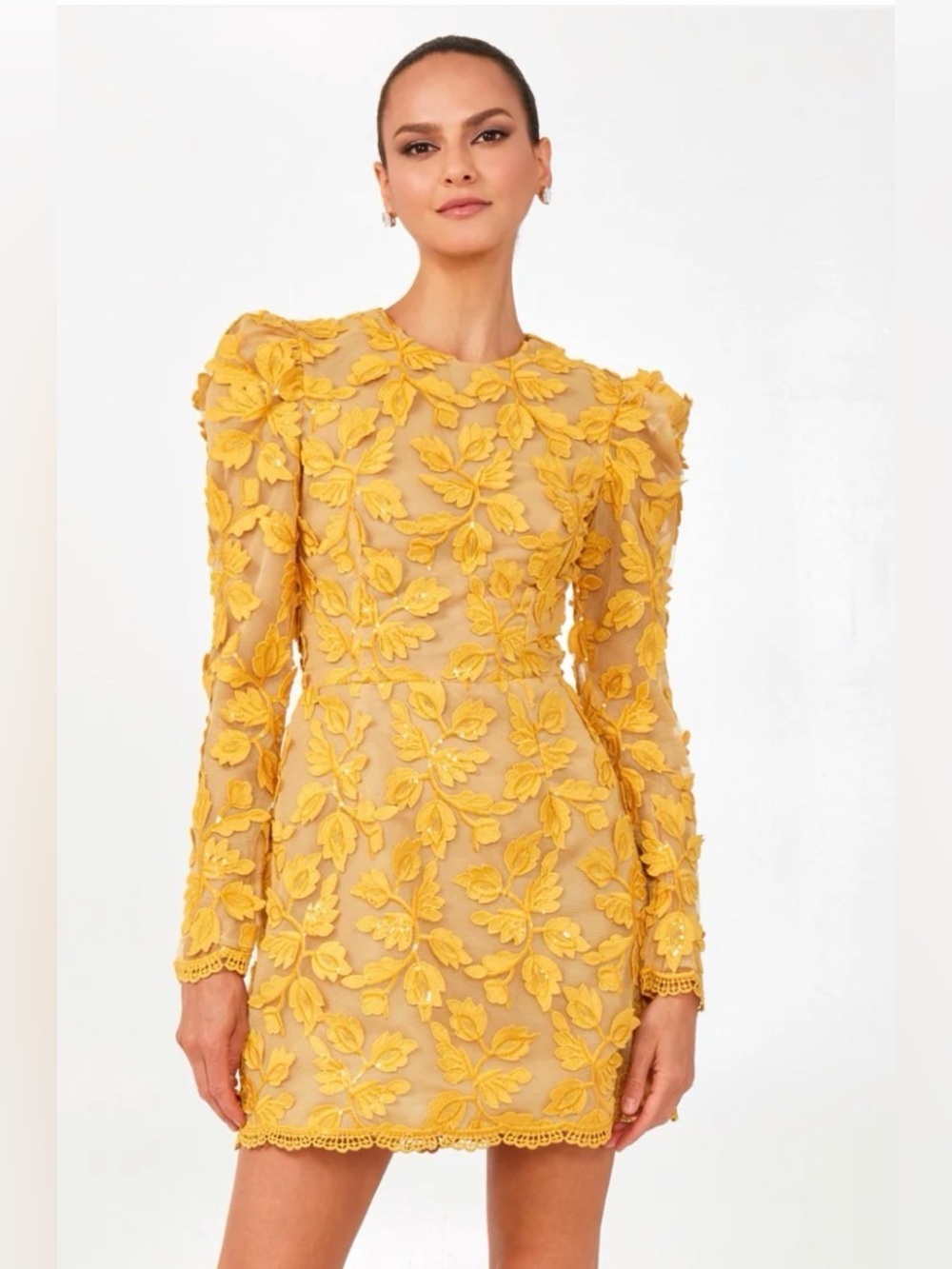 NEW Helsi Christy Lace 
Minidress in MARIGOLD size XL